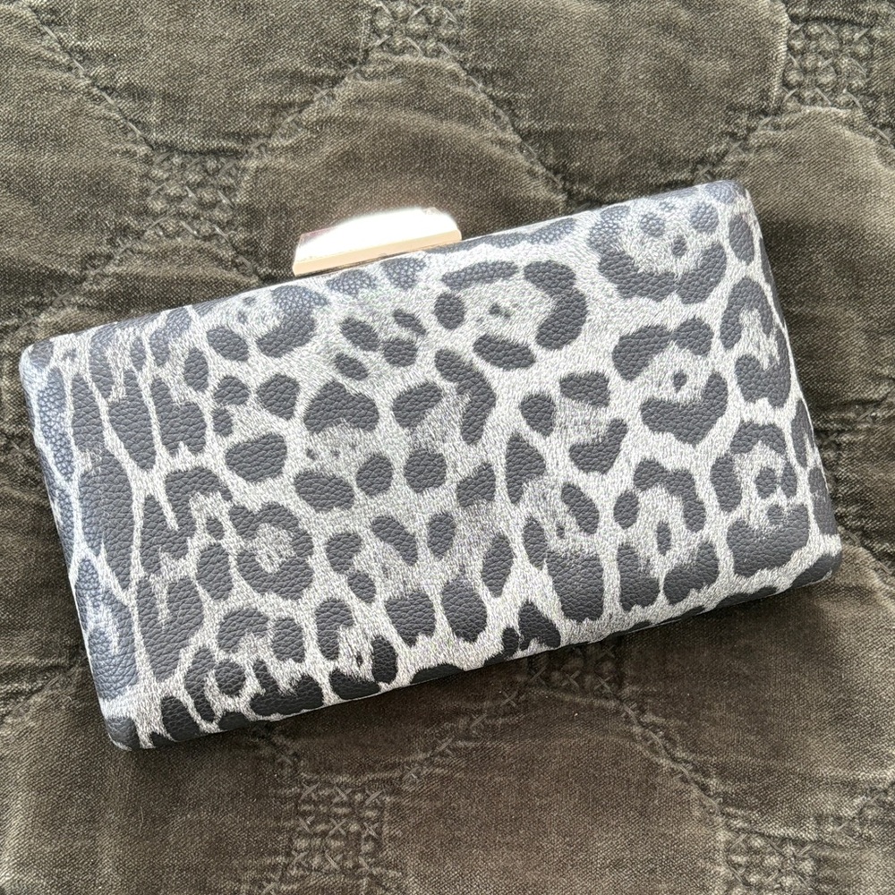 Leopard Print Clutch